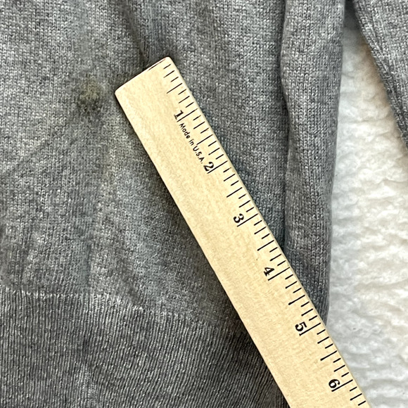 Joseph A Bank Sweater Mens Extra Large Gray Reserve Italian Yarn Cashmere Wool - Picture 7 of 13